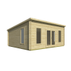 Casa de Madera 28m2 - 44MM - 595X500CM - CALPE - INCOLORO