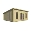 Casa de Madera 28m2 - 44MM - 595X500CM - CALPE - INCOLORO