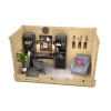 Caseta de madera BENIDORM moderna - 400x200 cms - 40 mm - OFICINA