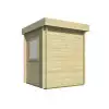 Mini casetas para jardin BURRIANA - 200x200 cms - 40 mm - TRASERA