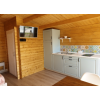 Casas de madera con climalit HENDRICK cocina