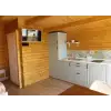 Casas de madera con climalit HENDRICK cocina
