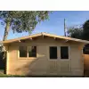 Casas de madera con climalit HENDRICK incoloro