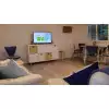 Casas de madera con climalit HENDRICK salón interior