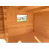 Casas de madera prefabricadas JACKALYN - HOBYCASA interior incoloro