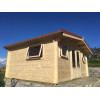 Casas de madera prefabricadas JACKALYN - HOBYCASA vista esquinada