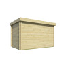 Oficina de madera LLORET - 400x250 cms - 40 mm - Trasera