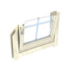 Oficina de madera LLORET - 400x250 cms - 40 mm - Ventana