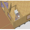 CASAS PREFABRICADAS CANARIAS -1088X733 - 44MM - VISTA SUPERIOR KIT DE BAÑO