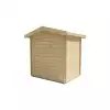 casetas de madera para jardín IRINA - TRASERA