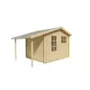 Caseta de madera LARS - FRONTAL