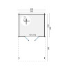 Caseta GEORGE - HOBYCASA plano