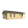 Casas Prefabricadas de Madera Talavera - 2 dormitorios - 45 m2 - VISTA FRONTAL