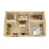 Casas Prefabricadas de Madera Lorca - 2 dormitorios - 36 m2 - INTERIOR