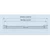 Ventana para caseta  L4 de 75,5x96,6 cms Doble Cristal MEDIDAS