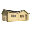 Casas Prefabricadas de Madera Valencia - 2 dormitorios - 92 m2 - TRASERA