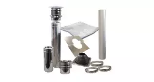Kit extractor de gases para calentador de sauna de acero inoxidable 304