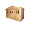 Cobertizo de madera Manresa - 10 m2 - Diáfana