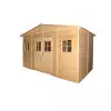 Cobertizo de madera Manresa - 10 m2 - Frontal