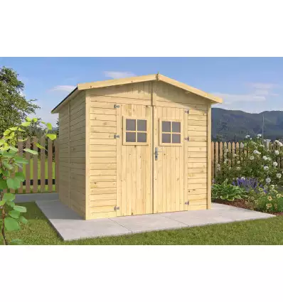 Cobertizo de madera Linares - 6 m2 - Diáfana - Portada