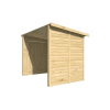 Anexo para cobertizo de madera - 4 m2 - Diáfano