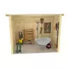 Anexo para cobertizo de madera - 4 m2 - Diáfano - Interior