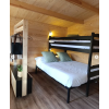 Casas de madera ROSE vista interior habitación