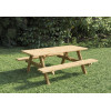 Mesas de jardin con bancos plegables - PORTADA