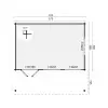 Bungalow TORSTEN - plano