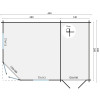 Casas prefabricadas de madera SIGRID - HOBYCASA plano