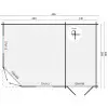 Casas prefabricadas de madera SIGRID - HOBYCASA plano