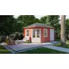 Casas prefabricadas de madera SIGRID - HOBYCASA naranja