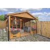 Casas de madera modelo ULRIK - HOBYCASA porche