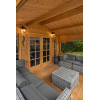 Casas de madera modelo ULRIK - HOBYCASA puertas