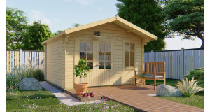Casas de Madera Mieres - Diáfana - 13 m2 - Modelo Ulrik