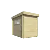 Caseta de madera ALTEA moderna - 200x300 cms - 40 mm - trasera