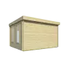 Casetas para jardin PEÑISCOLA - 400x350 cms - 40 mm - trasera