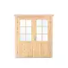 PUERTA EXTRA DOBLE CON CRISTAL XXL - 174X209cms - FRONTAL