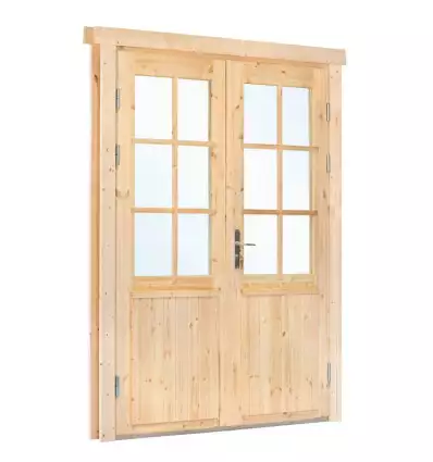 PUERTA EXTRA DOBLE CON CRISTAL XXL - 174X209cms - PORTADA