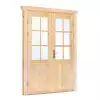PUERTA EXTRA DOBLE CON CRISTAL XXL - 174X209cms - PORTADA