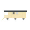 Mini casa sobre ruedas de medidas 720x240-GYPSY WAGON lateral derecho render