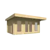 Casas de madera Madrid - HOBYCASA FRONTAL