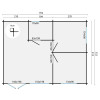 CASAS DE MADERA MODERNAS FLAT PLANO