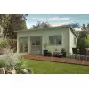 CASAS DE MADERA MODERNAS FLAT VERDE