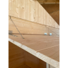 Kioscos de Madera Playa - 7,4 m2 - Parte superior cadenas