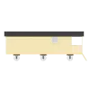mini casa sobre ruedas de medidas 840x240-GYPSY WAGON render lateral derecho