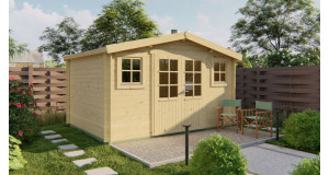 Casas de Madera Prefabricadas Álava - 10,6 m2 - Diáfana - Modelo Juha