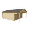 Casas de madera EMIEL - HOBYCASA frontal