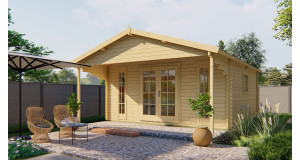 Casas de madera Tortosa - 23 m2 - Diáfana - Modelo Emiel