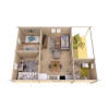 Casas de madera doble acristalamiento JAVEA - INTERIOR OTRO